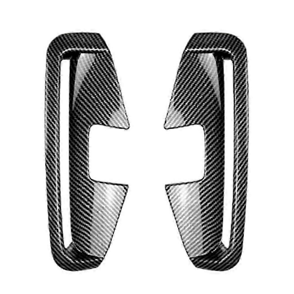 Car Front Bumper Splitter Spoiler Canards Fog Trim For 4 Series G22 G23 2020+ Carbon Fiber Light 9421490145803
