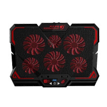 Laptopkoelpad, gaming-laptopkoeler, laptopventilator, koelstandaard voor 12,1-17,3 inch laptops C