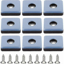 Furniture Glide, 24 Pieces Teflon Furniture Glides 25mm Chair Leg With Screws Teflon Ptfe Glides Buffer