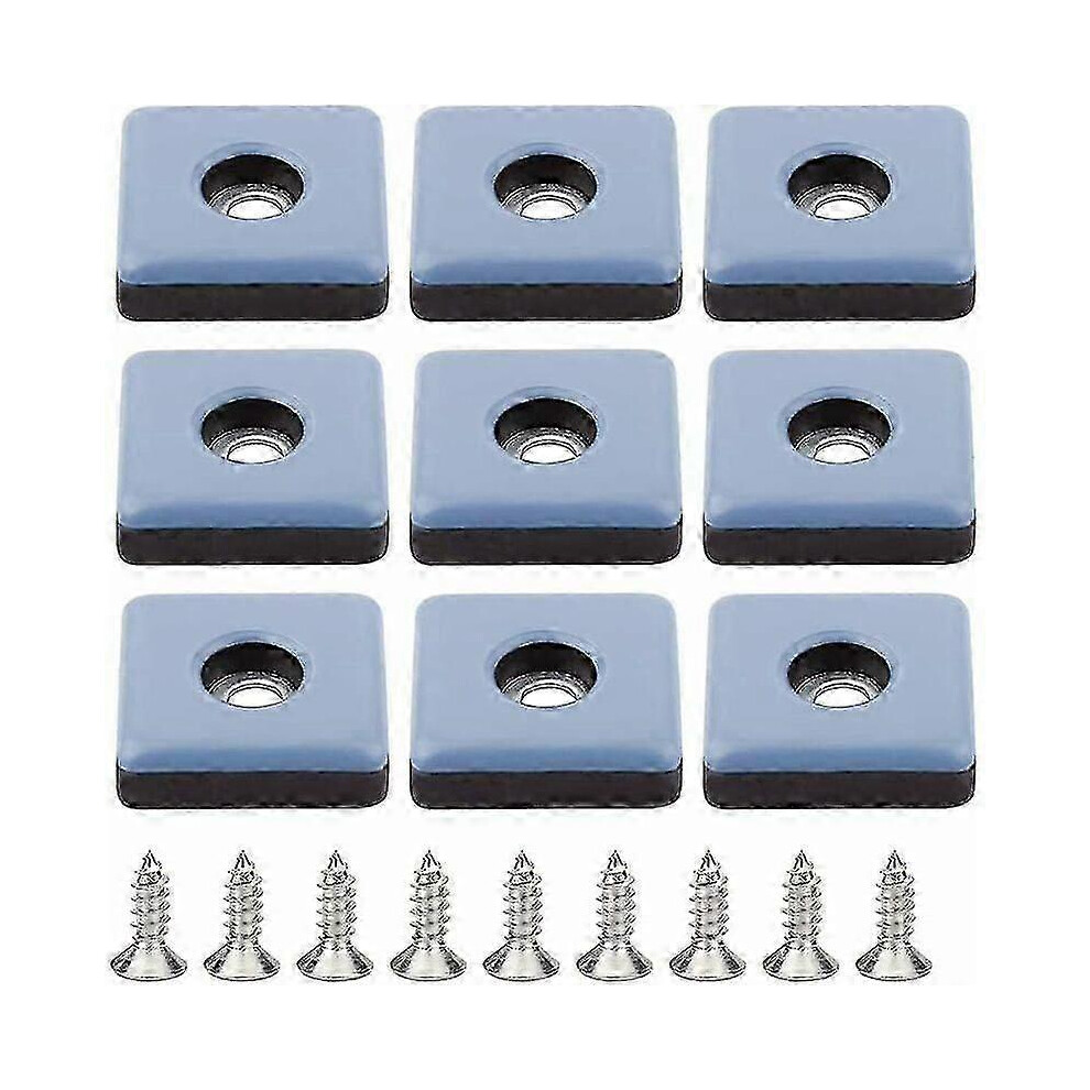 Furniture Glide, 24 Pieces Teflon Furniture Glides 25mm Chair Leg With Screws Teflon Ptfe Glides Buffer
