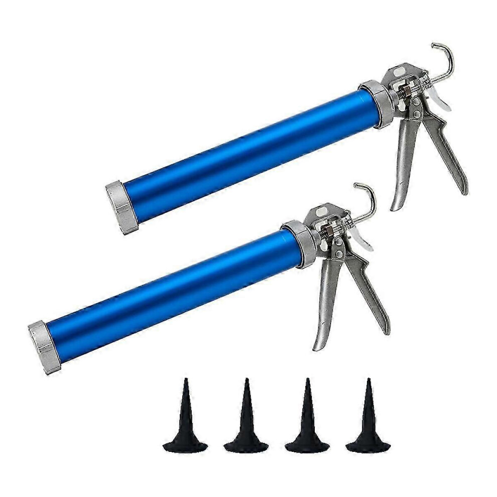 2 Pack Sausage Caulking-, Sausage- Caulking-, 20 Oz Sausage Tube- Caulking ,With 4 Cone Nozzles 9421490129896