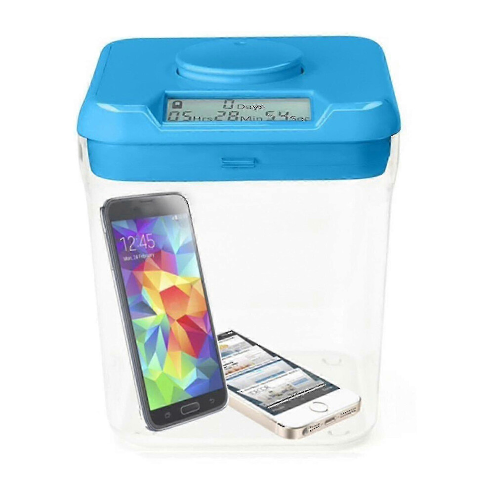 Time Locking Container , Timed Lock Box compatible Cell Phones, Snacks, And Other Unwante--(,)-CHENG