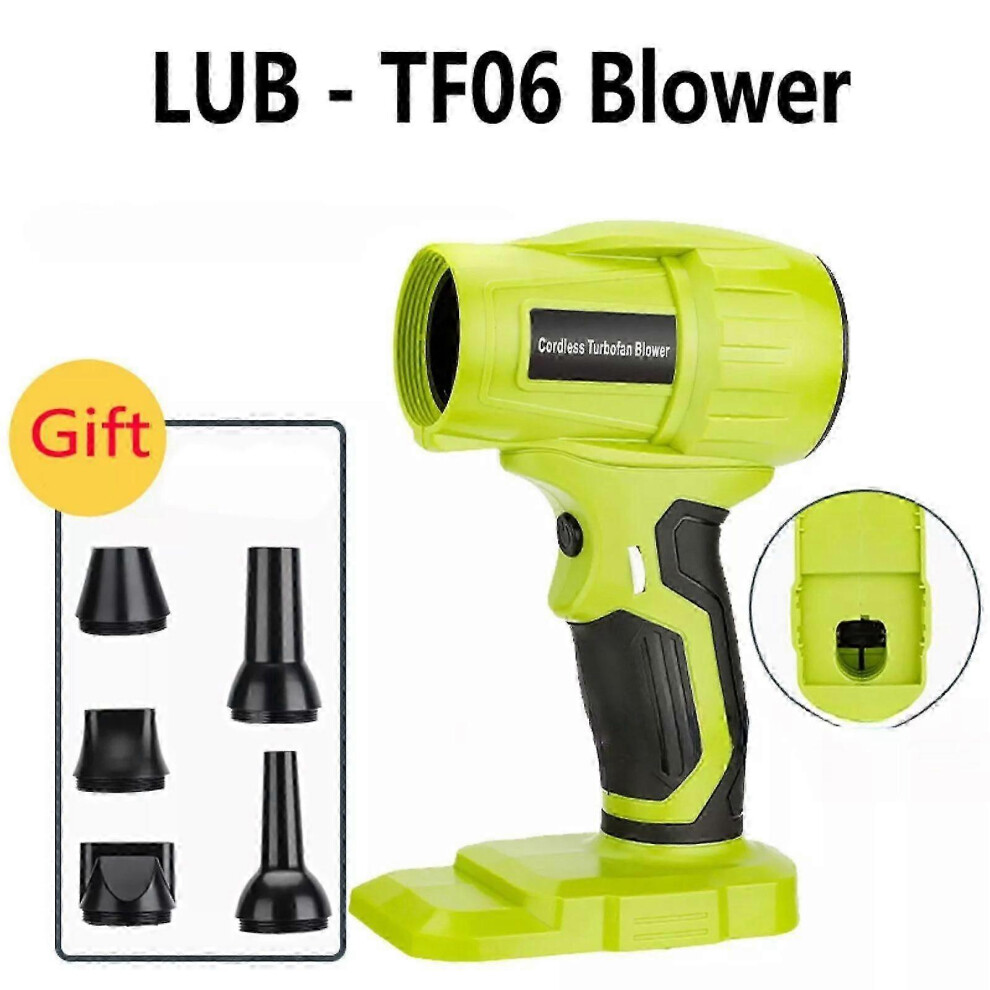 Souffleur de feuilles sans fil 350 W compatible Ryobi 18 V, souffleur à jet turbo CHENG FU