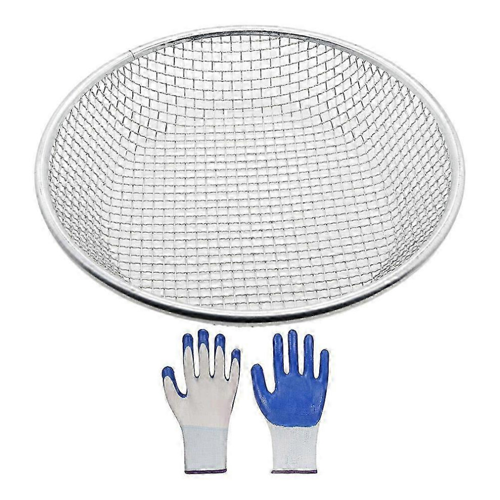 Gardening Sand Soil Compost Sifter, Sieve for Sand Rocks Dirt Compost, for 5 Gallon Bucket (1/4 Inch)-image-OPC-PHN7ZPF-NEW