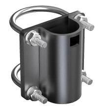 U-Halterung für V2-Schüssel, Dachmast-zu-Pol-zu-Rohr-Montageadapter 50–70 mm für Wohnmobil-Yachten-Häuser