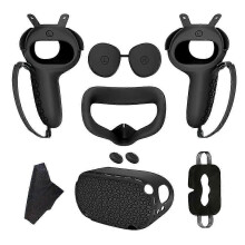 lämplig för Meta Quest2 Silicone Host Skyddsfodral 7-delat set halkfri och anti-drop VR-tillbehör