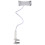 Supporto universale per telefono cellulare con braccio flessibile, supporto per tablet con supporto 2