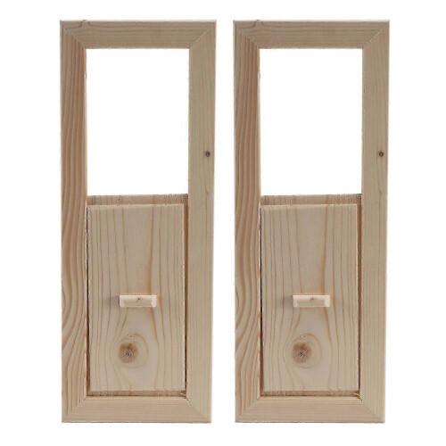 Lot de 2 grilles de ventilation rétractables multifonctions pour sauna