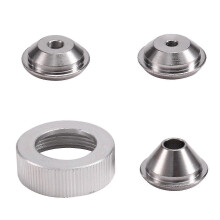 Texture Sprayer Orifice Tip Set,3 Nozzle Tips,Threaded Collar for Wal-Board Drywall Texture-Pro 200
