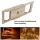 Lot de 2 grilles de ventilation rétractables multifonctions pour sauna 2