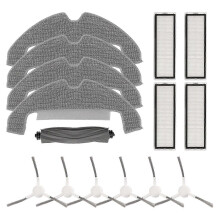 15PCS for D10 Plus Gen 2 Robot Vacuum Cleaner Replacement Parts Washable Main Side Brush Mop Cloth Hepa