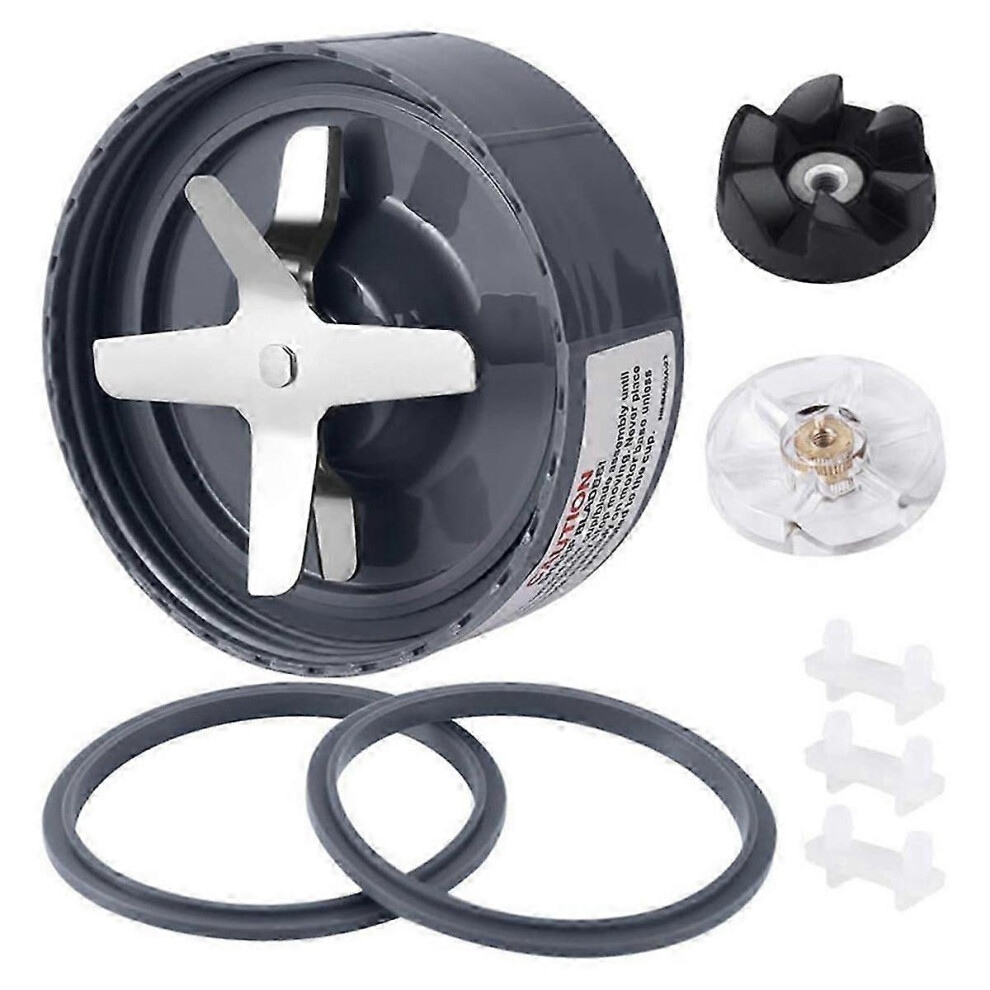 8Pcs Blender Replacement Kit compatible Nutribullet 900W 600W Extraction Blade Gaskets Seal O Ring Shock
