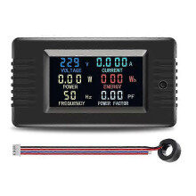 PZEM-022- Voltmètre ampèremètre monophasé AC écran couleur fréquence facteur de puissance wattmètre