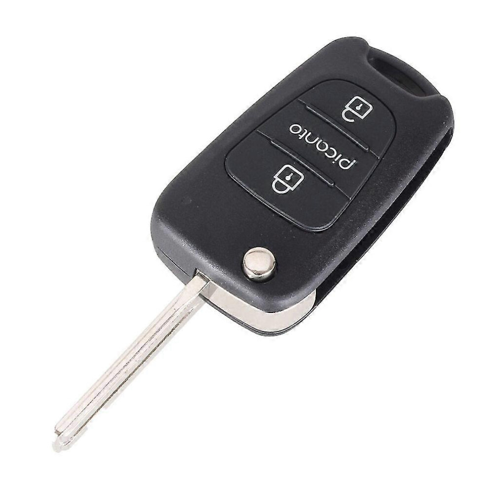 Mengxi 3 Buttons Car Flip Folding Remote Key Fob Cover Shell Case For Kia Picanto 9421490149139