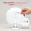 LED Lighted 10x Magnifying Mirror with Strong Suction Cup, USB or Battery - Makeup Mirror with Dimmable 2