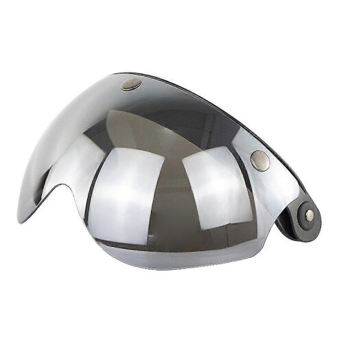 Windproof 3-snap Visor Lens Shield For Motorcycle Helmets Flip Up Down Open Face