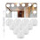 Luce per specchio a LED, luce per specchio a 10 lampadine, luce per trucco USB adesiva per specchio 2