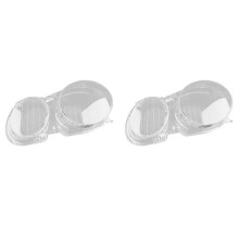 Adatto per 2X lato sinistro per Classe E W211 2002-2008 E320 E350 E500 Copri lente faro anteriore
