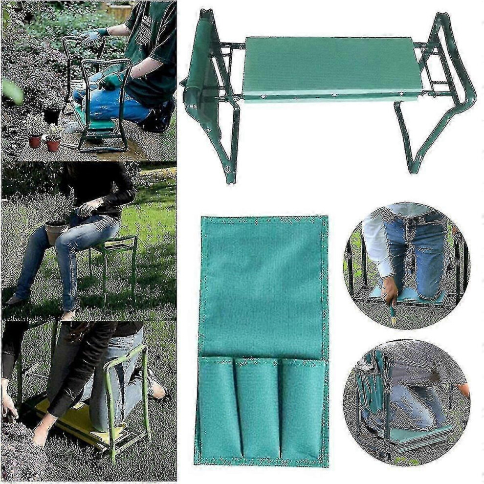 Chaise pliante à genoux avec poignée portable - Cheng Du