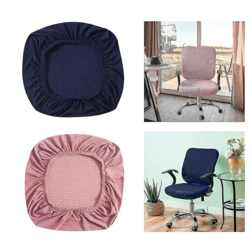 2 Pieces Office Chair Elastic Seat Covers Extendable Seat Covers For 9421490150616