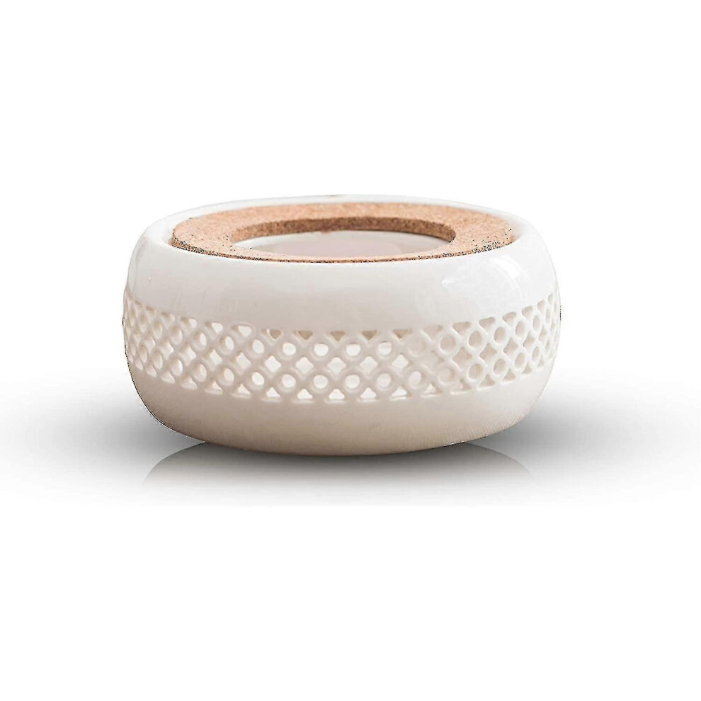 Applicable to  Ceramic Teapot Warmer, Tea Light Warmer White, Glass Teapot Design, Teapot Warmer Base