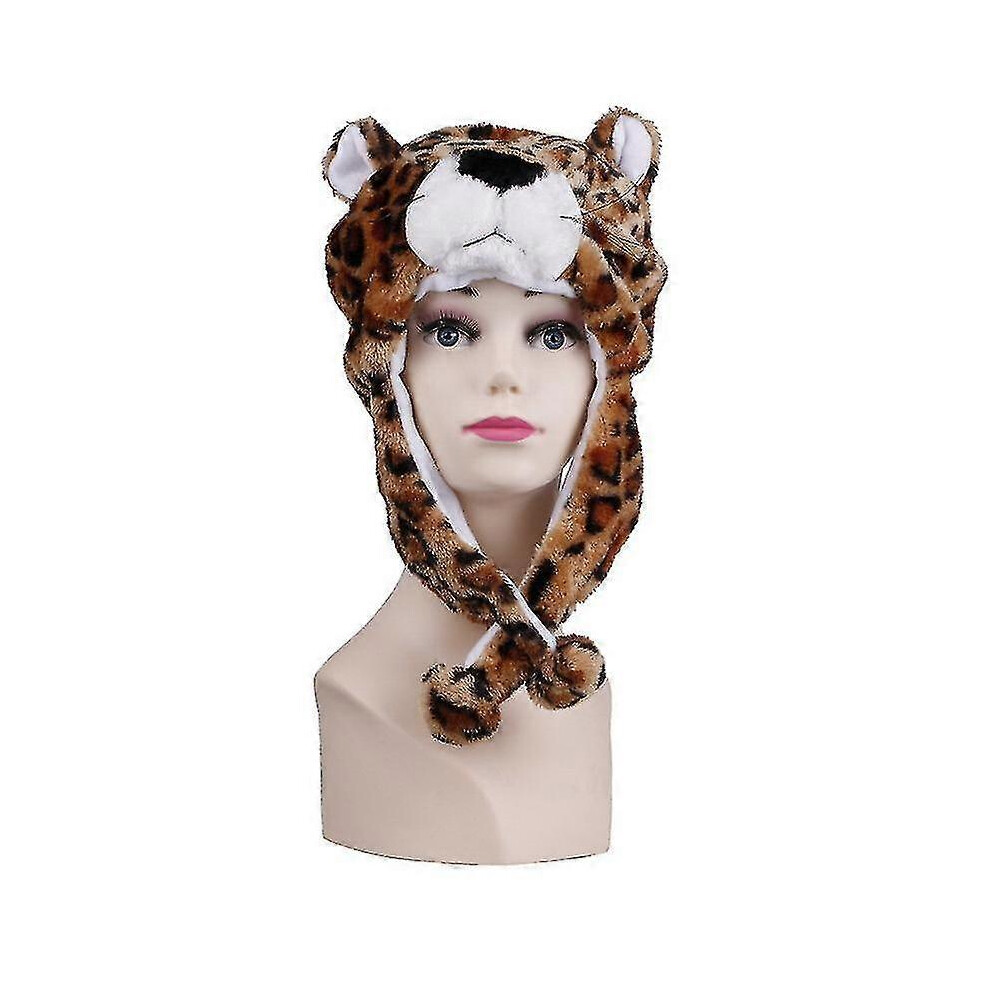Applicable to  Plush Animal Hat Children Adult Cartoon Hat Kindergarten Parent-child Props Hat Headgear