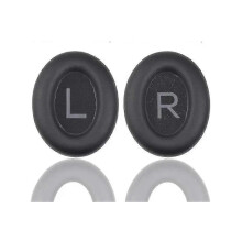 Almohadillas compatibles con auriculares Bose QC45, color negro.