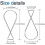 Ceiling Hooks, Pack of 100, 8 Shape Spring Steel for Suspended False Ceiling 4