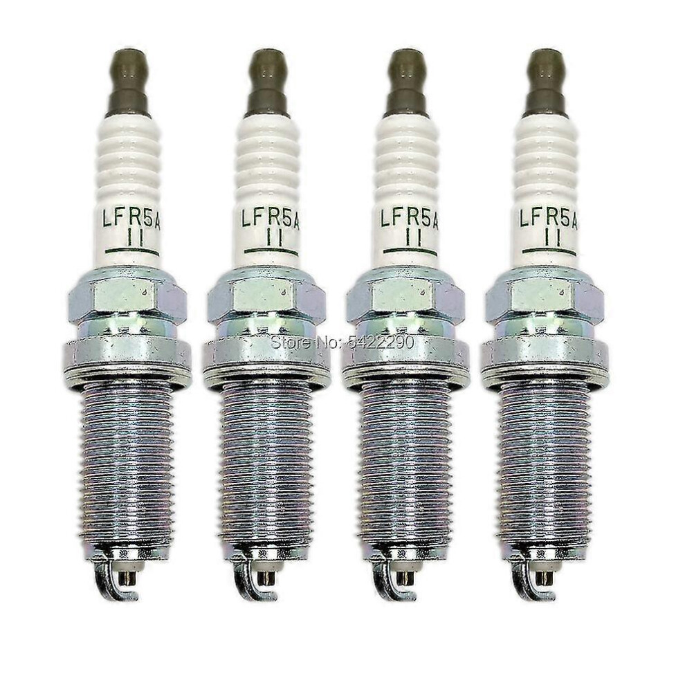 for 4pcs LFR5A-11 6376 Nickel Spark Plug fit for Nissan Armada Almera N16 V10 Primera P12 WP12 X-TRAIL