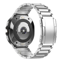 Geschikt voor titanium stalen band voor Samsung Galaxy Watch Ultra 47mm Vervangende 3-kralen horlogeband