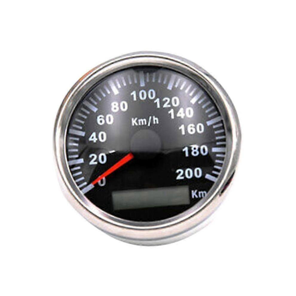 Suitable For 85Mm 200Km/H Gps Speedometer 9-32V With Backlight Odometer Suitable For All Kinds Of Red 9421490164781