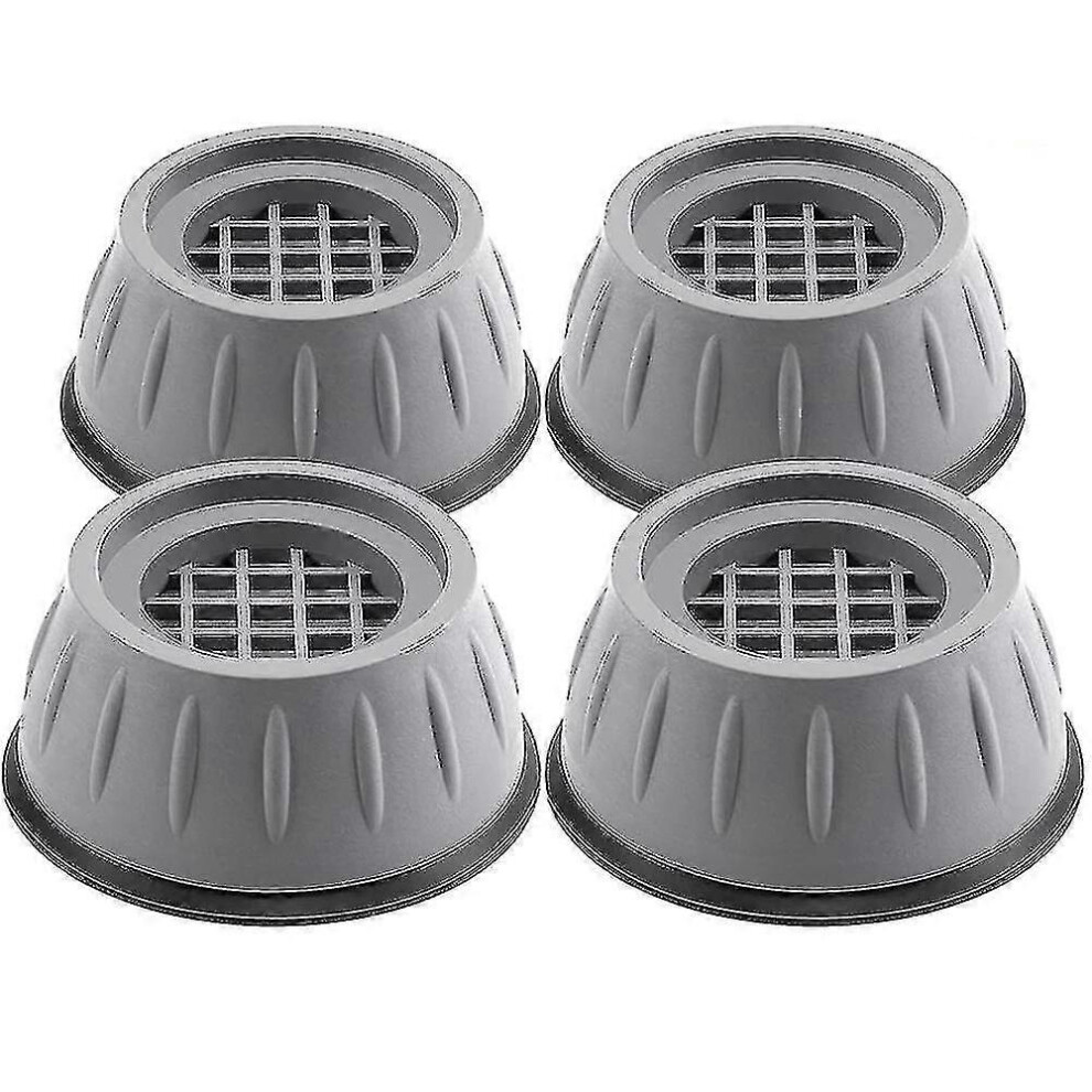 Applicable to 4 pieces  shock-absorbing and noise reducing pads for washing machines. Washing machine