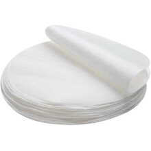 Lot de 500 feuilles de papier antiadhésif rondes (25 cm) pour pâtisseries, en aluminium, idéales pour