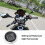Applicable to  Digital Thermometer Motorcycle Clock Digital Waterproof Stick On Motorcycle 2