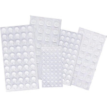 Applicable to Rubber Feet Bumper Pads - 214 Pcs Clear Adhesive Silicone Bumper Pads