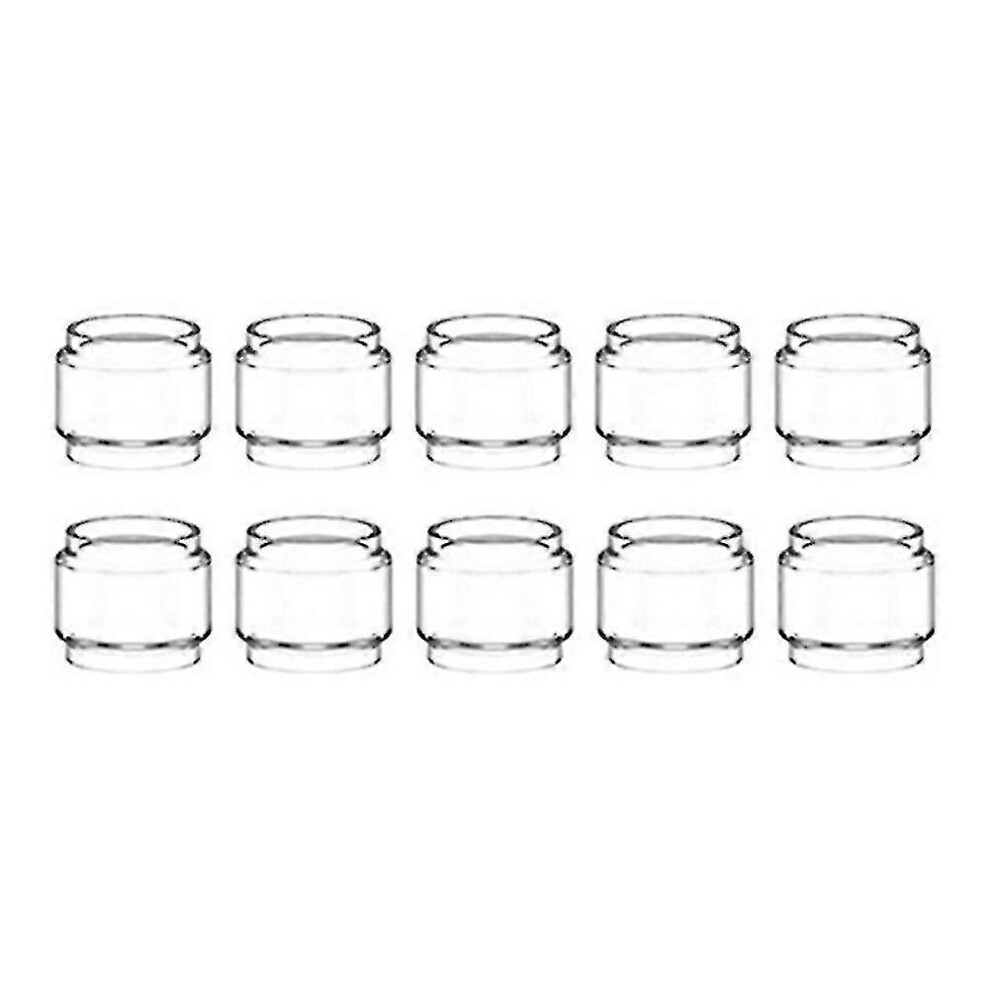 10Pcs Clear Bubble Glass Tubes Mini Cups for Zeus Sub Ohm Tank Repair Parts AccessoryAM