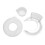 Adecuado para batidoras de pie con cabezal inclinable KitchenAid de 4,5 a 5 cuartos, protector de vertido 2