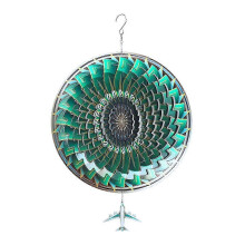 Sopii 3D Wind Spinner 12 tuuman Garden Laser Cut riippuviin tuulipyöriin Metal Kinetic Yard Art Deco
