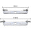 4pcs Ceiling Light Fixture Bracket 90mm Pendant Light Accessories Ceiling Chandelier Ceiling Light Base 2