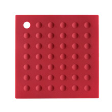 Coussin isolant en silicone rouge pour casserole, pour cuisine, table Ă manger, dimensions 18 x 1-OEIN
