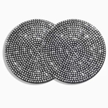 2-pack Bil Cup Underlägg Rhinestones Mugghållare Underlägg Halkfria Mugghållare Bilinteriör Universal
