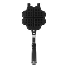 Dubbelzijdige wafelpan in bloemvorm met hartvorm en antiaanbaklaag, keukenbakaccessoire - OEIN