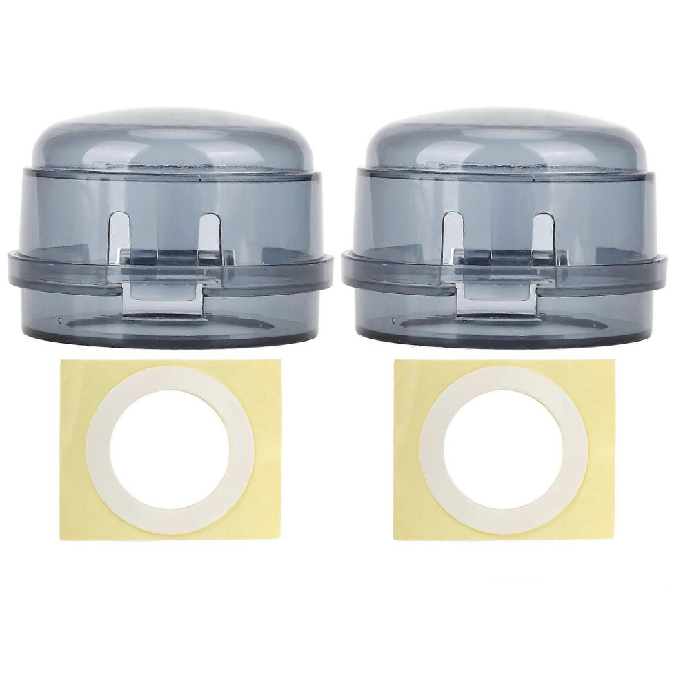 2pcs Gas Stove Knob Covers Child Proof Gas Stove Knob Covers Protector for Home KitchenBlack Flare-OEIN