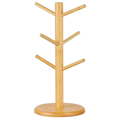 (Einzelpackung) (1 Packung) Bambus-Getränkehalter Einfacher Baum-Getränkehalter Becherhalter-OEIN