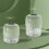 Grüner 100 ml + 250 ml Mini-Knoblauchstampfer mit zwei Bechern – OEIN 2