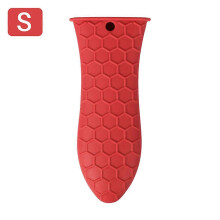 Housse d'isolation thermique pour petit pot rouge, gants pour poignée de wok, housse de poignée antidérapante
