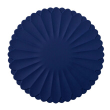 18cm blue simple durable insulation mats placemats platinum silicone odor-free scalding and high temperature
