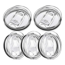 20 Oz Skinny Ersättningslock Ersättningslock för tumlare Plaststänklock Skyddar Spillsäker Skinny