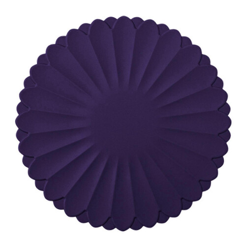 Sets de table isolants simples et durables de 30 cm en silicone platine, sans odeur, résistants aux