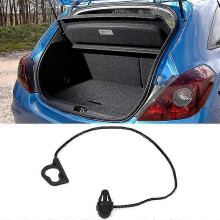 Car Rear Tailgate Trunk Parcel Shelf String Cord Tonneau Cover Strap 13367836 Black For Vauxhall Opel